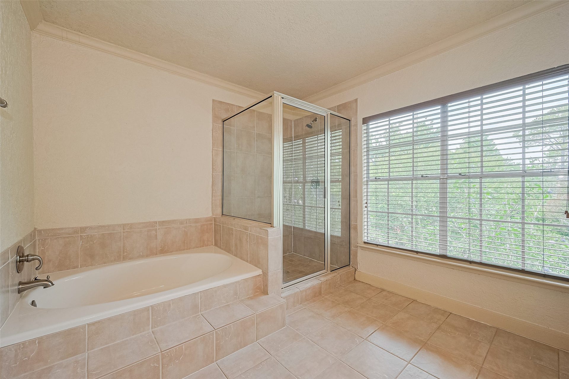 3614 Bee Bayou Lane, Sugar Land, TX 77479 Separate tub and shower in primary bath