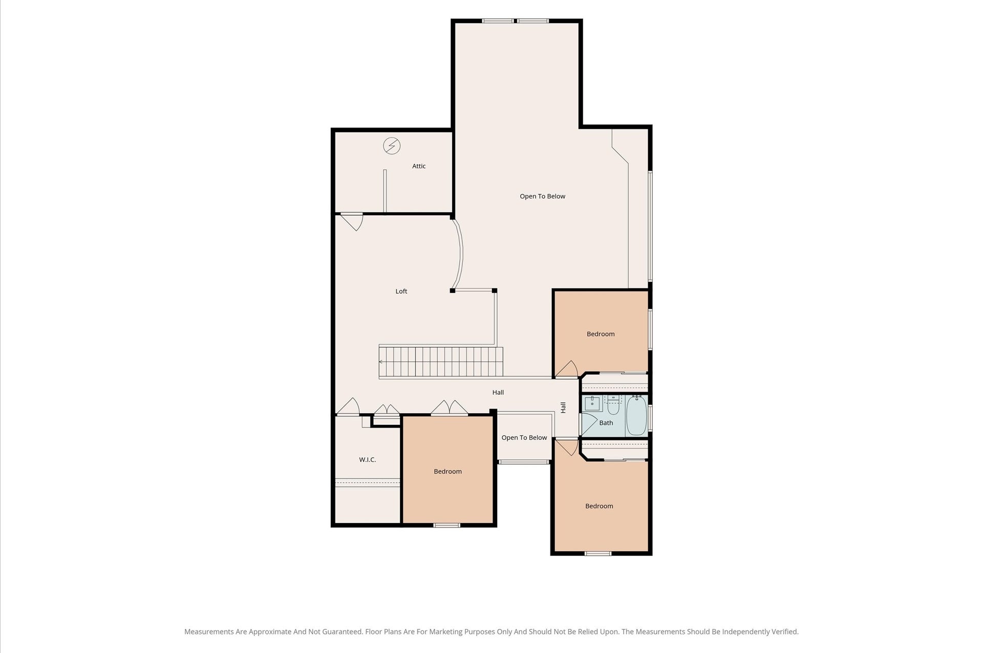 17805 Arapaho Hill Lane, Humble, TX 77346 2nd Floor Plan