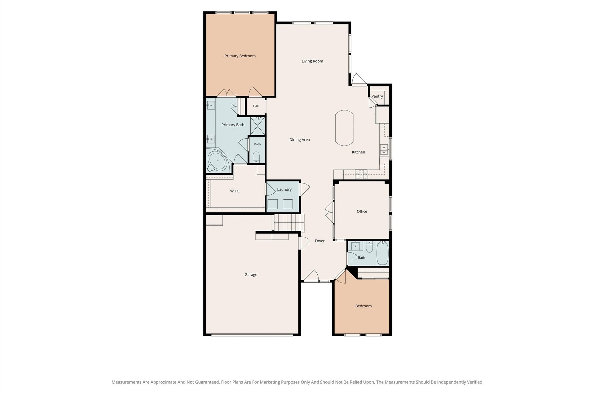 17805 Arapaho Hill Lane, Humble, TX 77346 1st Floor Plan