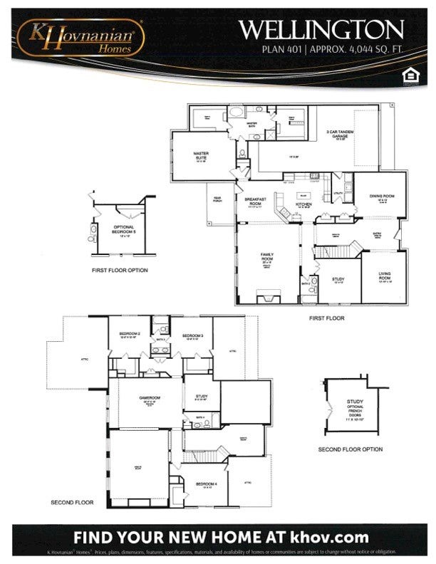 2322 Ashley Falls Lane, League City, TX 77573 K.Hhov Wellington Floor Plan