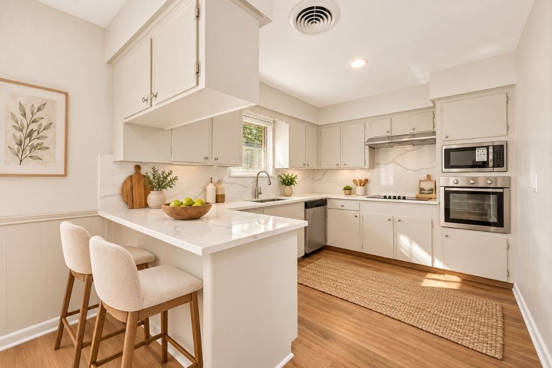 3415 County Road 361, Brazoria, TX 77422 This is an AI-generated image intended to showcase the home's potential design and staging. It is for illustrative purposes only and may not reflect the property's actual condition or features