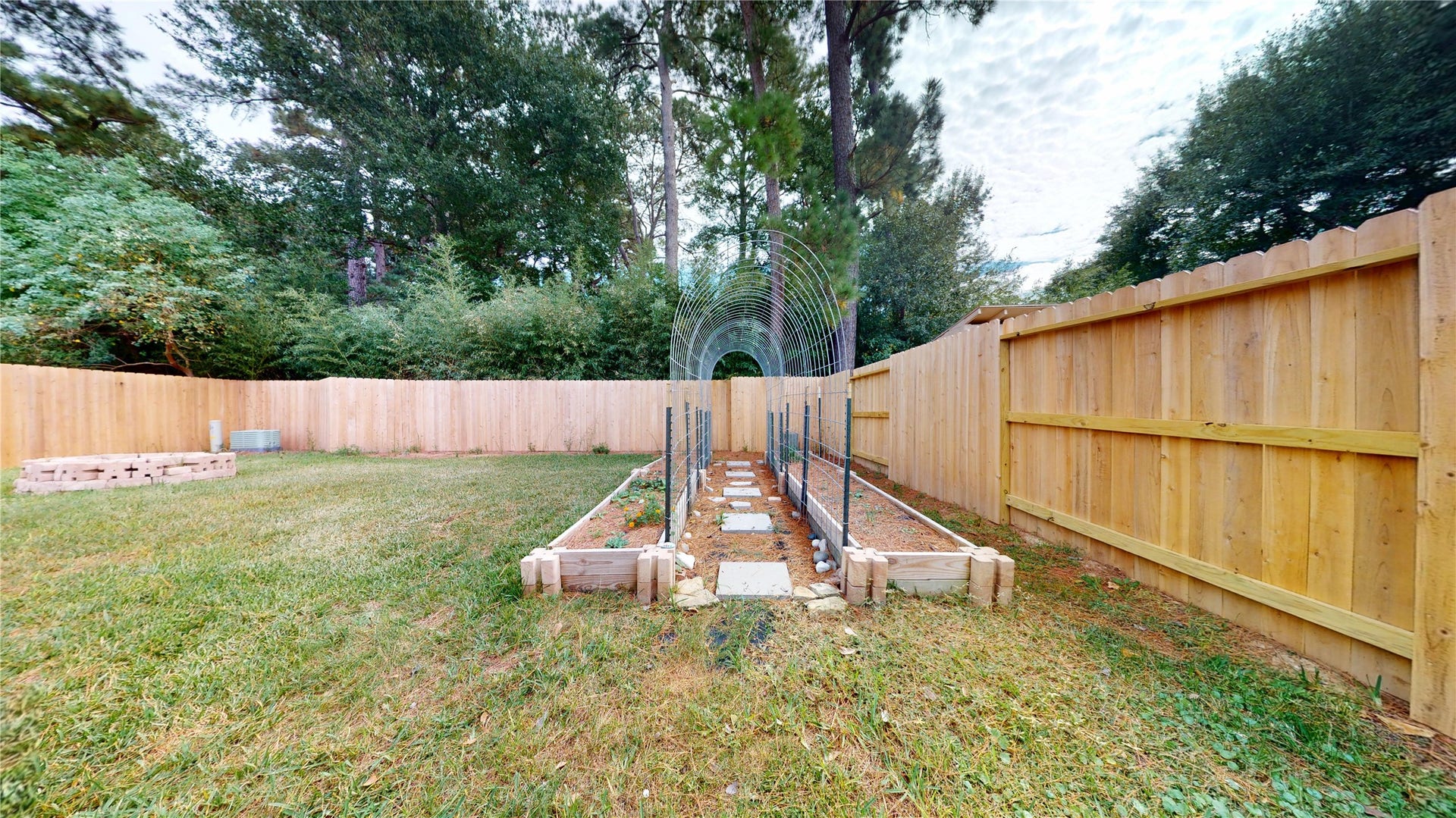 Clipped Garden Tunnel