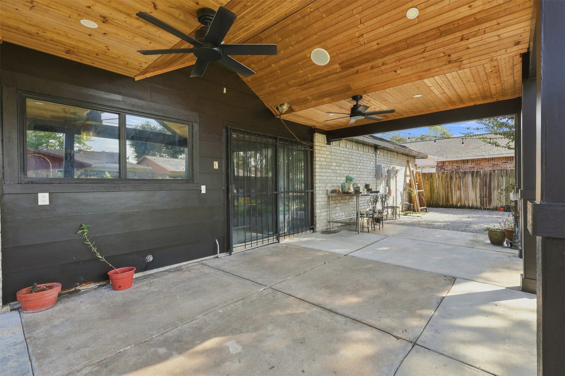 15427 Empanada Drive, Houston, TX 77083 Backyard patio.