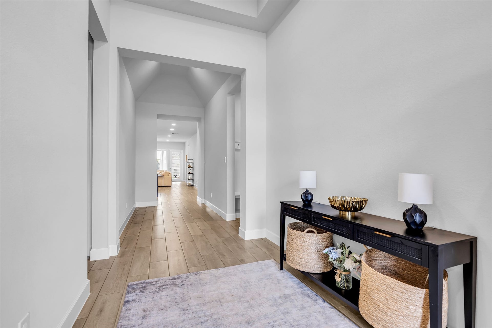 30047 Gold Finch Place, Fulshear, TX 77441 Your Inviting, Oversized Hallway Leads To A Bright, Open Living Space, Offering A Warm Welcome To Your New Home.