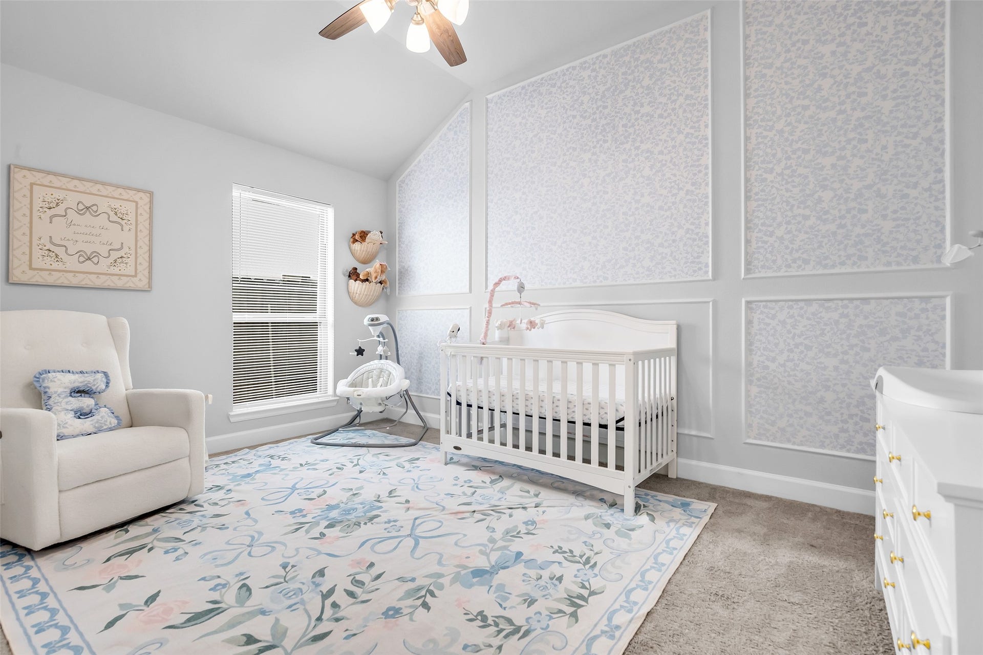 30047 Gold Finch Place, Fulshear, TX 77441 Bedroom #4: So Charming w/ Patterned Accents & High End Finishes
