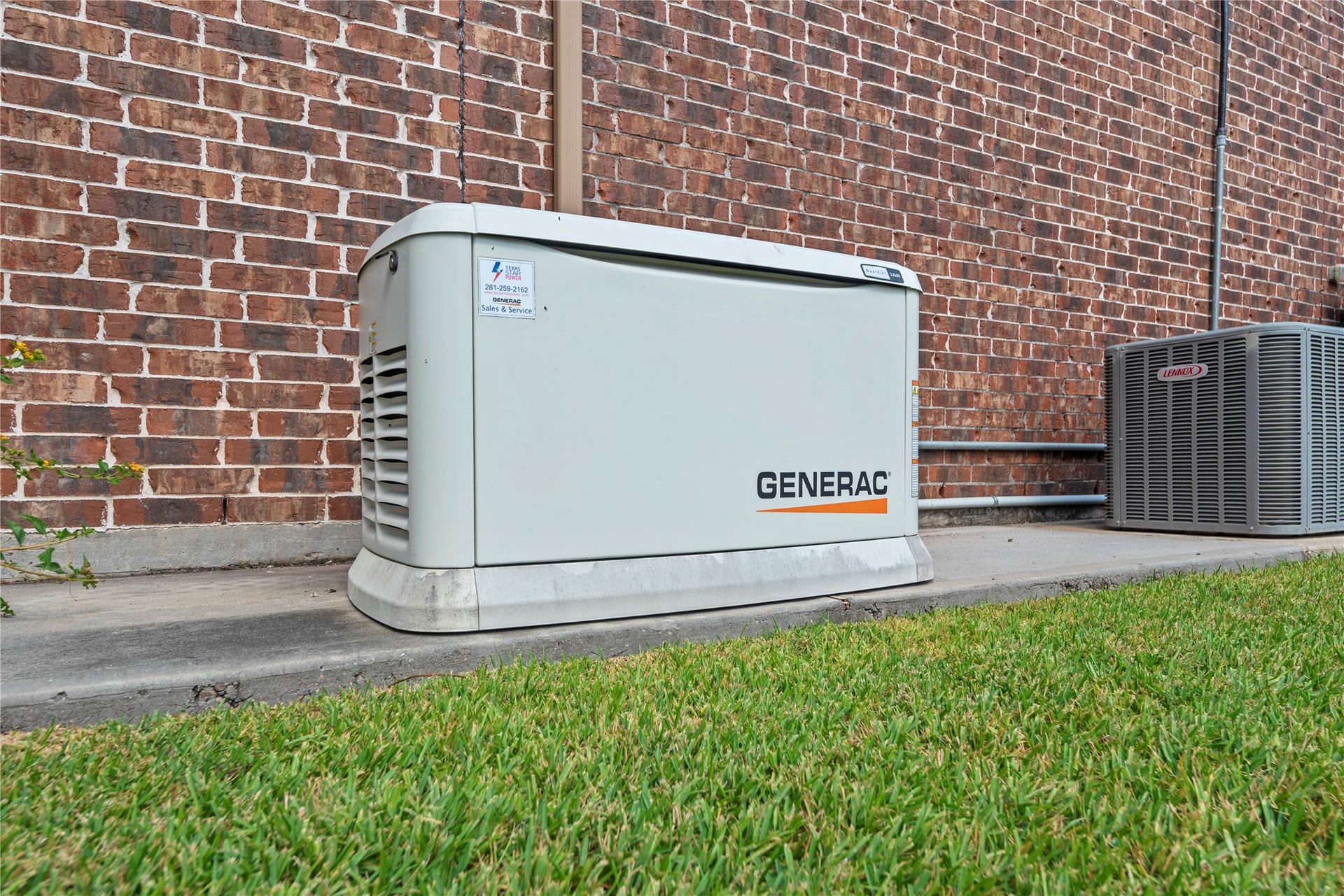 12002 Tall Haven Lane, Cypress, TX 77433 Whole-home standby generator providing added convenience and peace of mind.