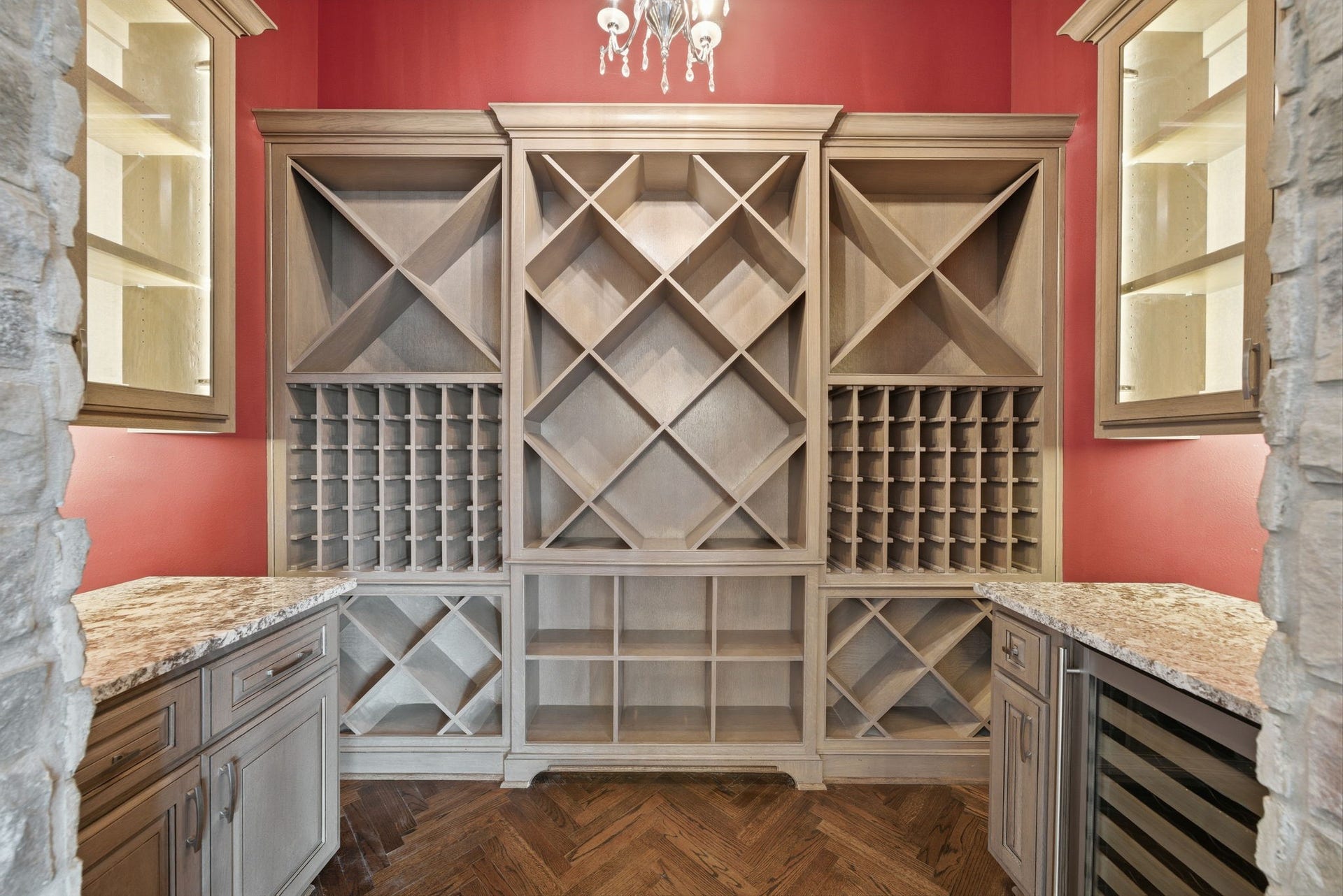 1510 Whispering Pines Drive, Houston, TX 77055 Charming wine room!
