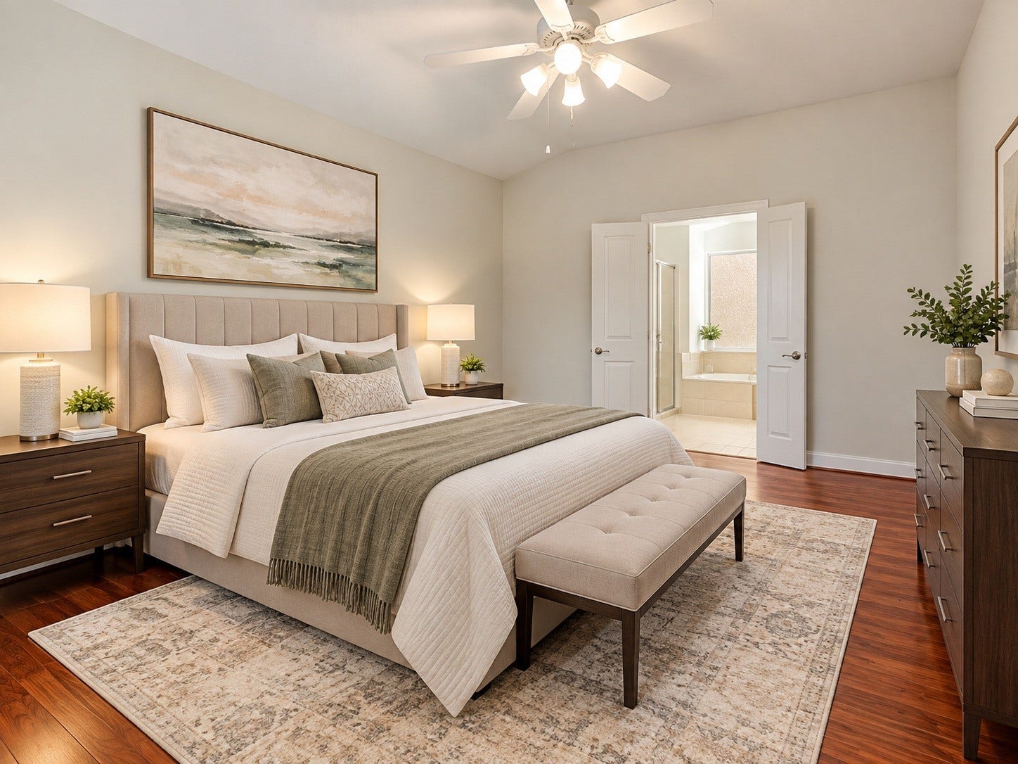 12115 Lucky Meadow Dr, Tomball, TX 77375 Virtually staged primary bedroom