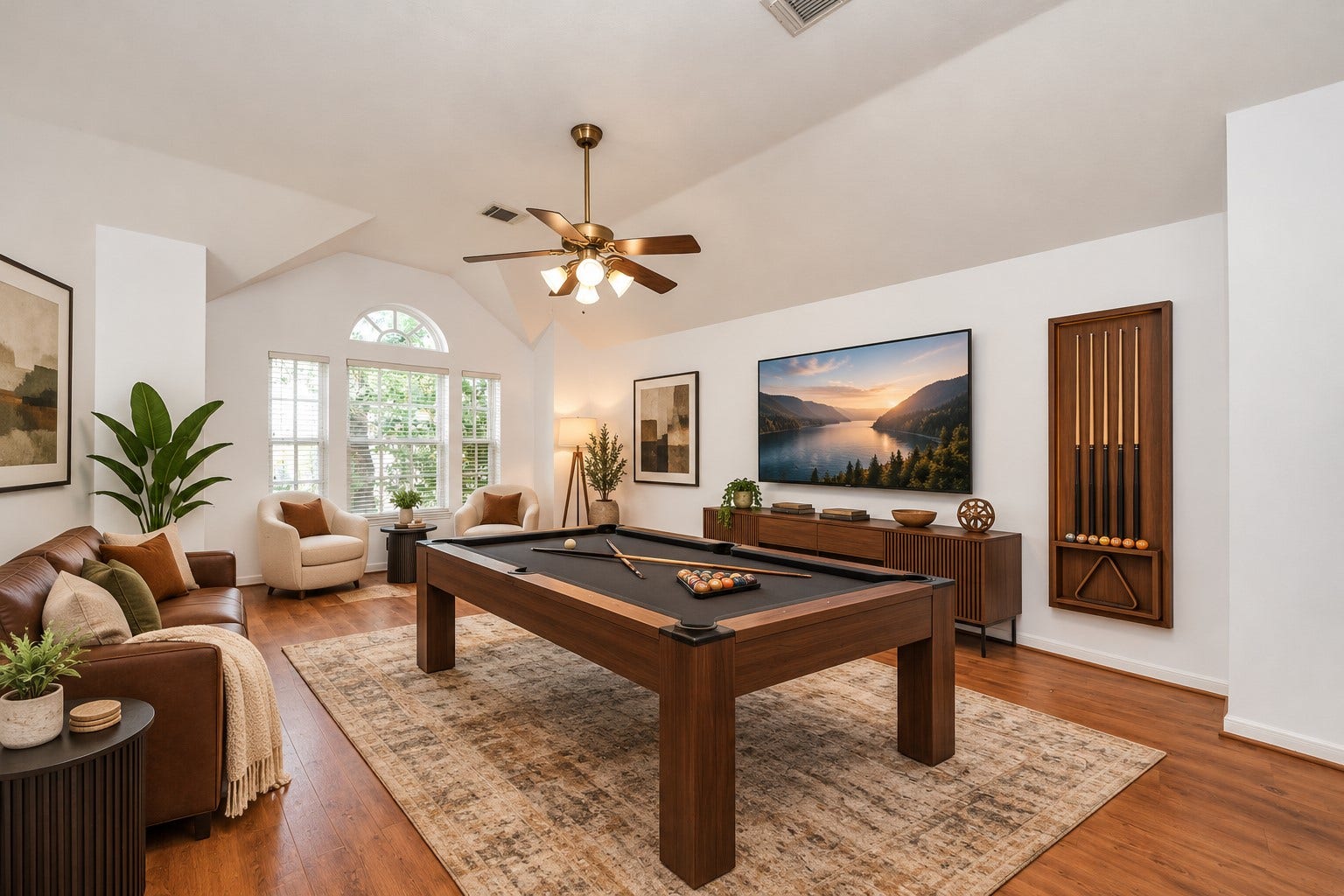 15007 Moss Boulder Court, Houston, TX 77084 Virtually staged second-floor game room.