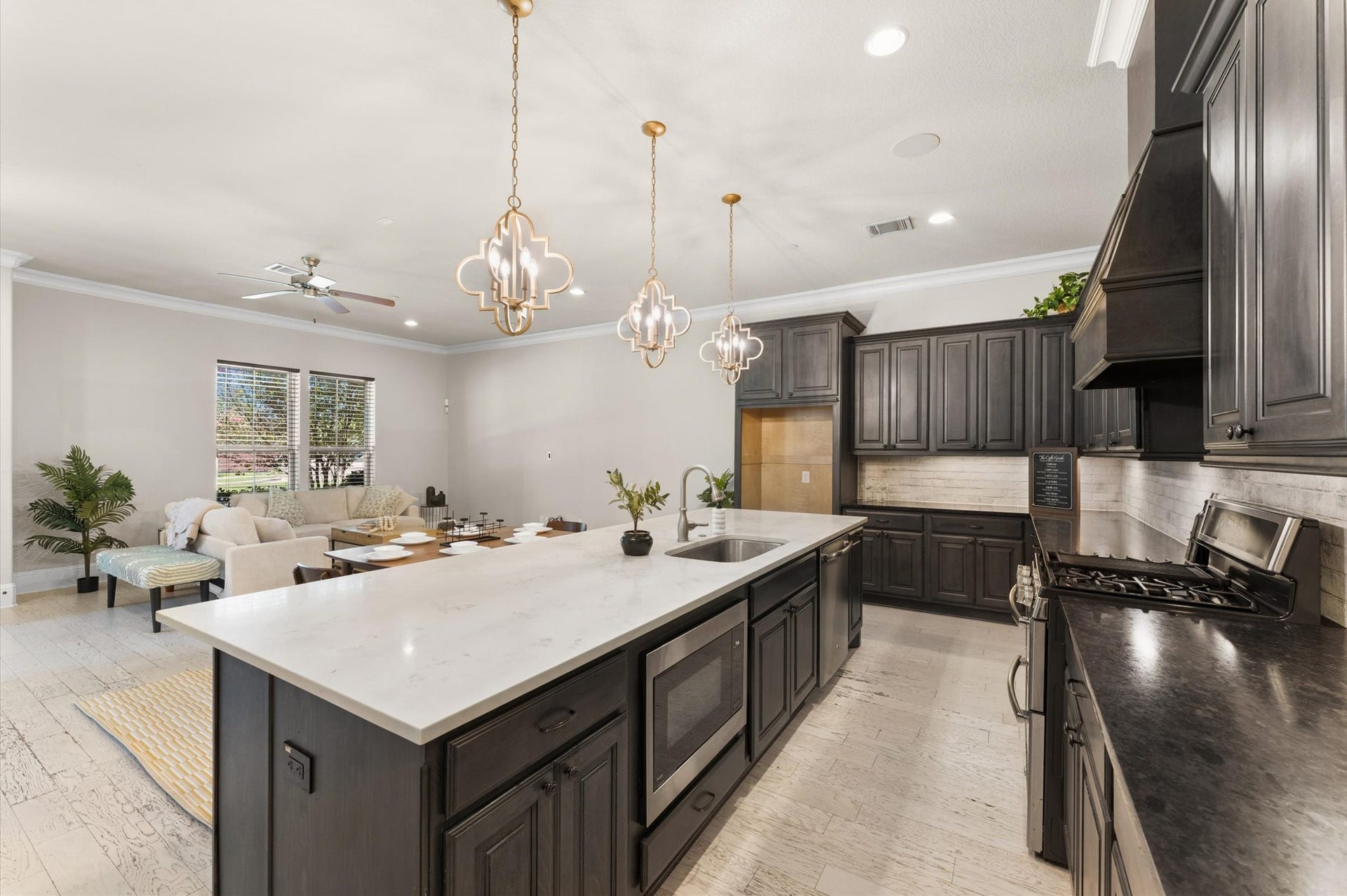High-end kitchen featuring premium finishes.