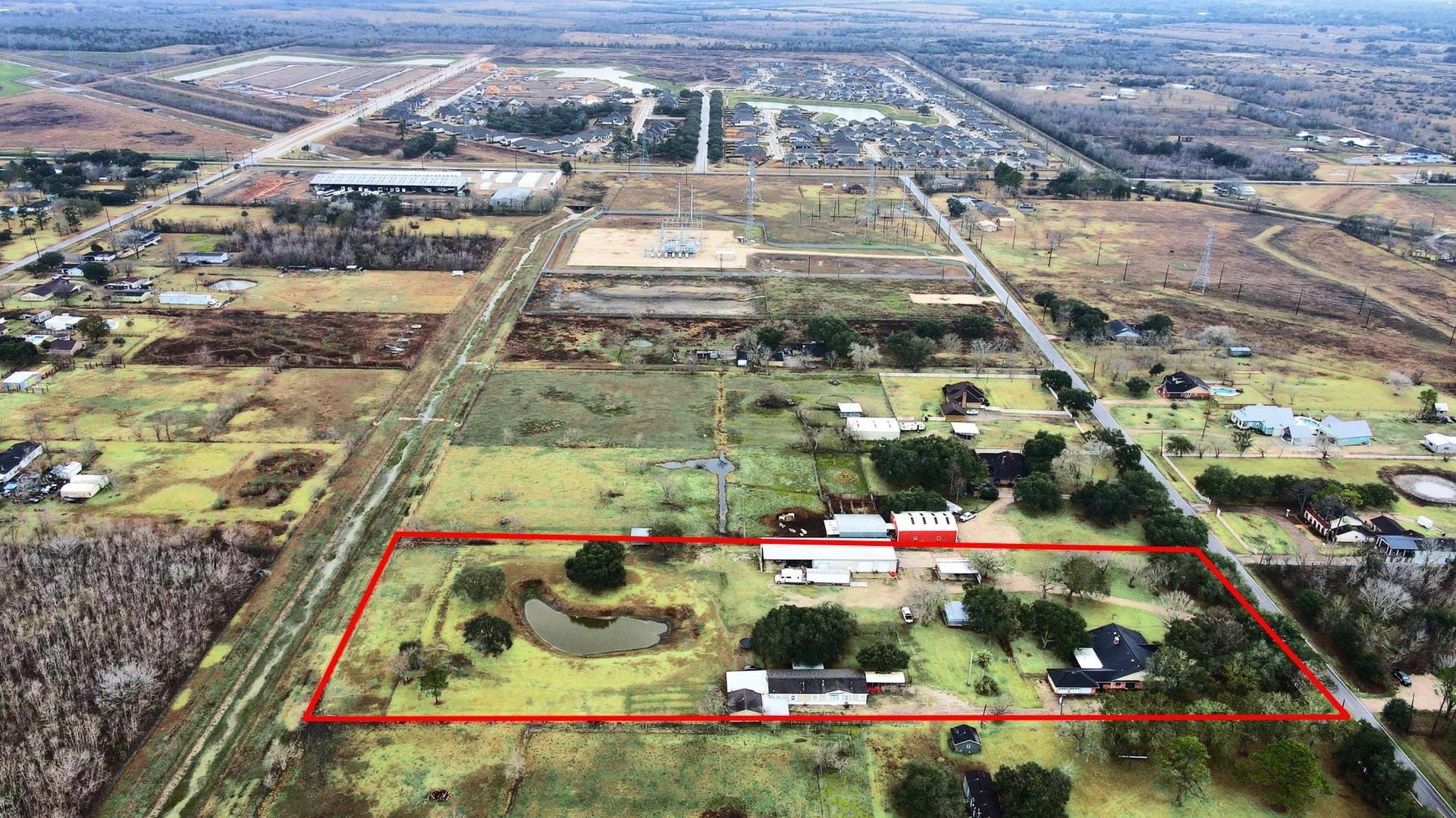17115 County Road 831, Pearland, TX 77584 View towards Manvel