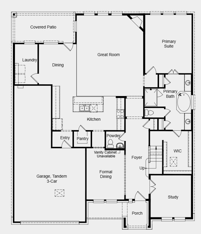 Additional Highlights include: Upgraded front entry door, extended primary suite, and Revwood flooring throughout main living area and study.