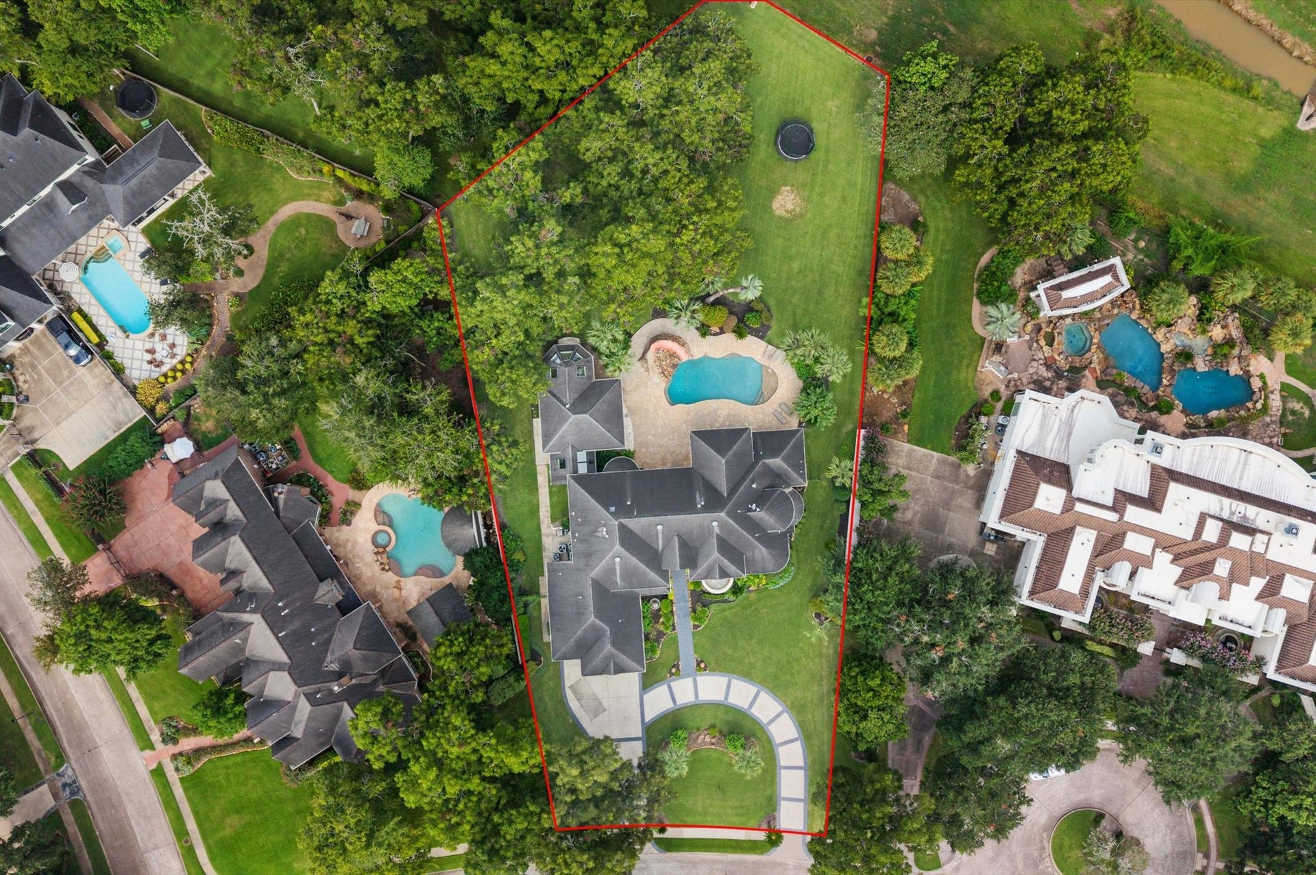 1830 Forest Gate Circle, Sugar Land, TX 77479 An aerial view of 1830 Forest Gate Circle.