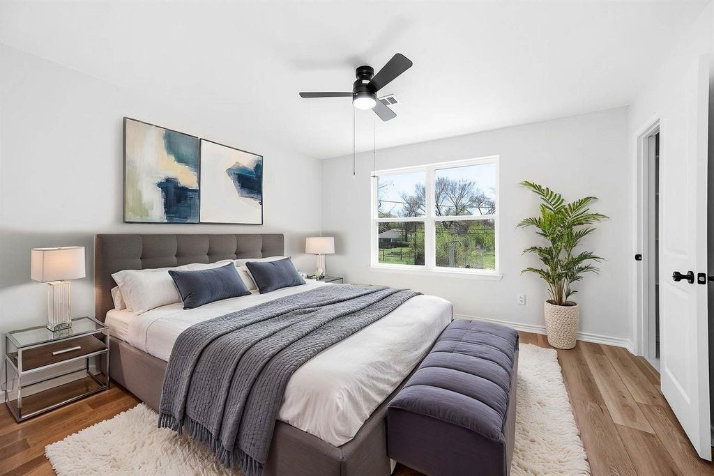 2018 Hampton A Street, #A, Houston, TX 77088 Virtually staged master.