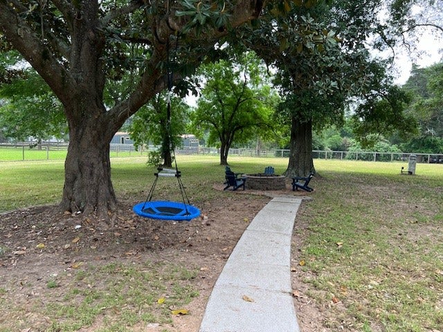 Back Walkway to the Fire Pit