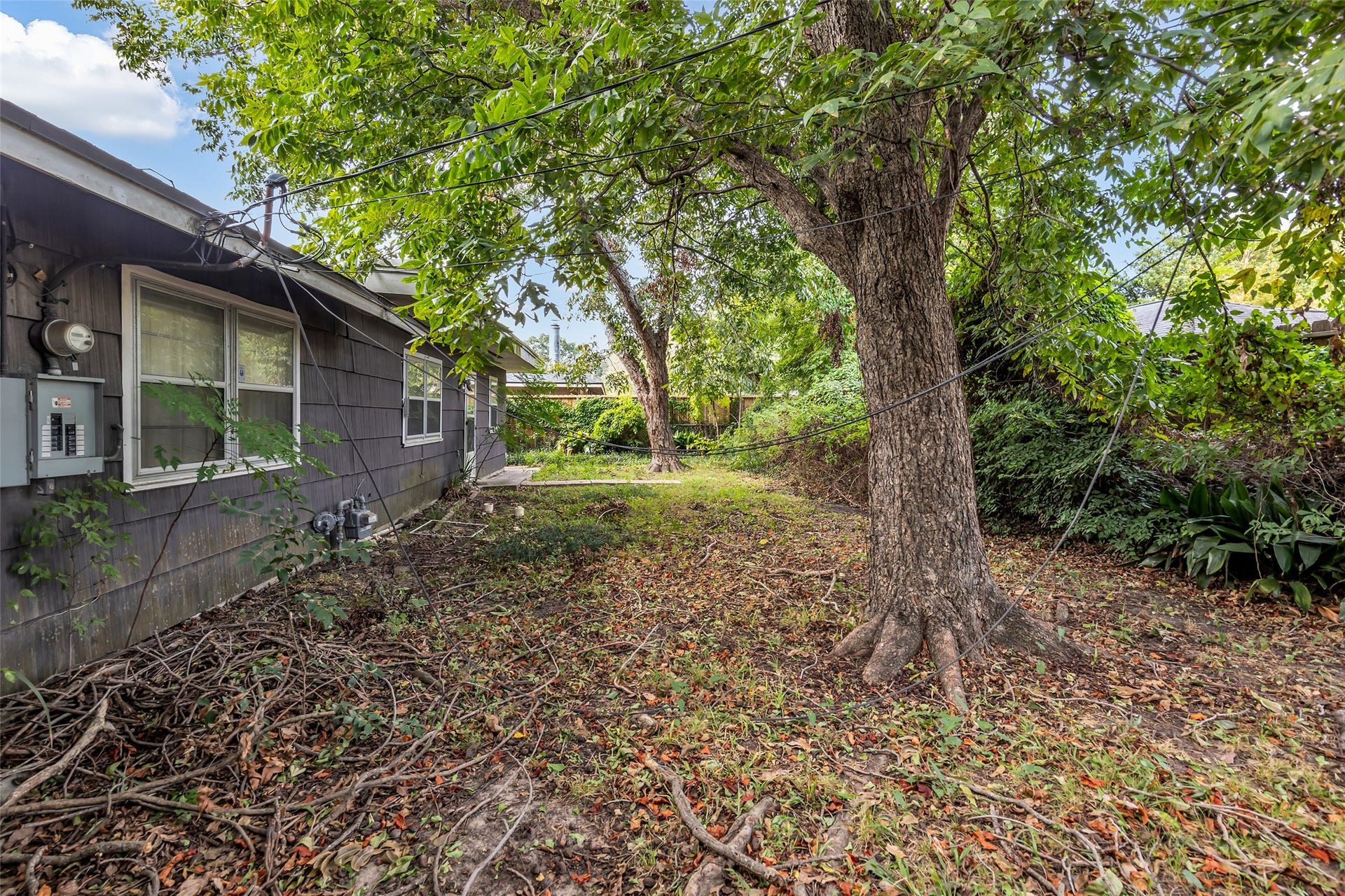 5326 Judalon Lane, Houston, TX 77056 Keep the mature shade trees as the backdrop for your future backyard retreat.