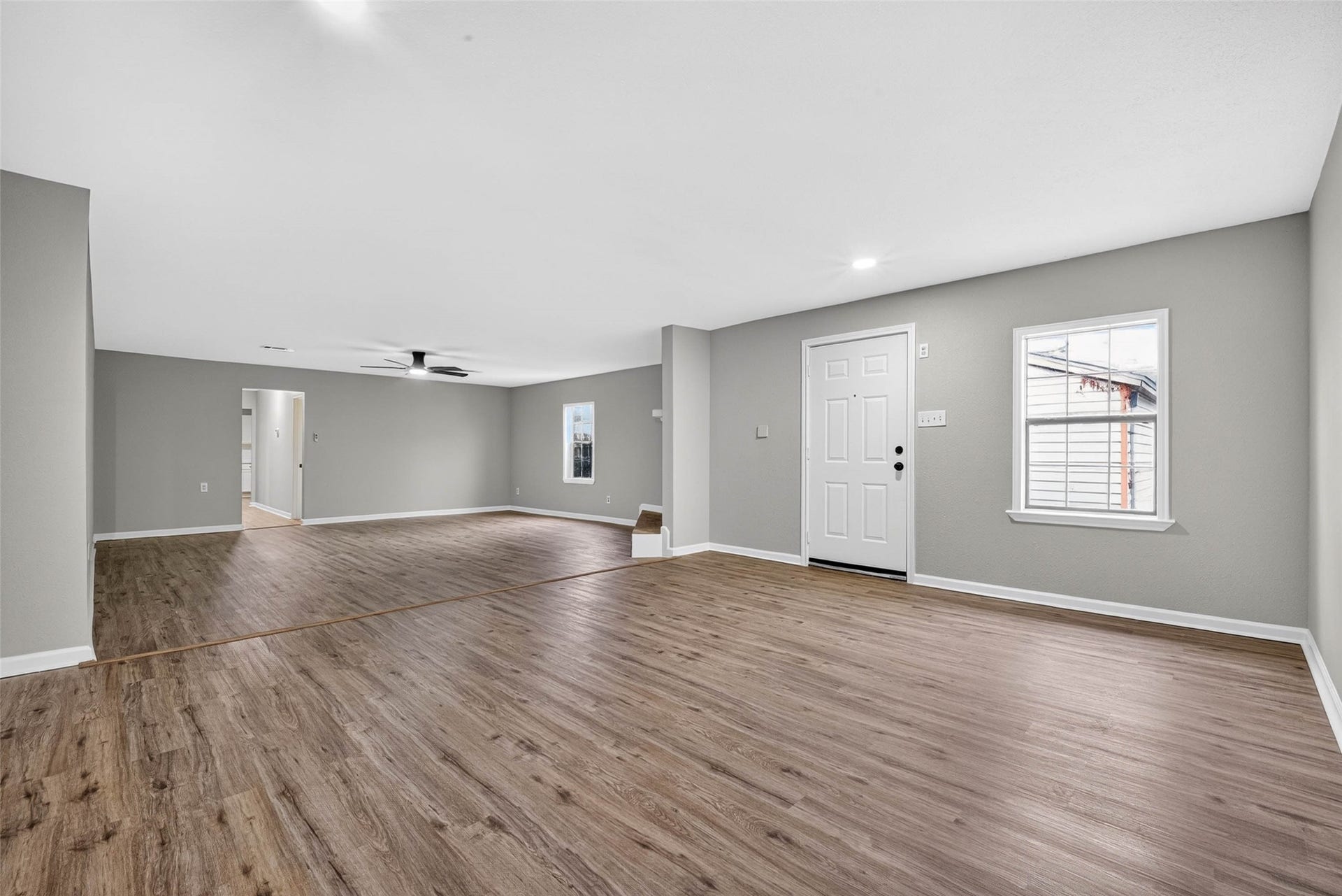 4701 Cherry Street, Santa Fe, TX 77517 View of Dining and Living rooms from the back bedroom