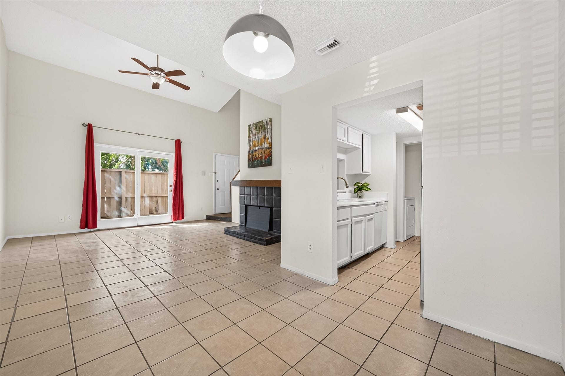 9523 Pagewood Lane, #9523, Houston, TX 77063 This pic show another view of kitchen , and ample living area.