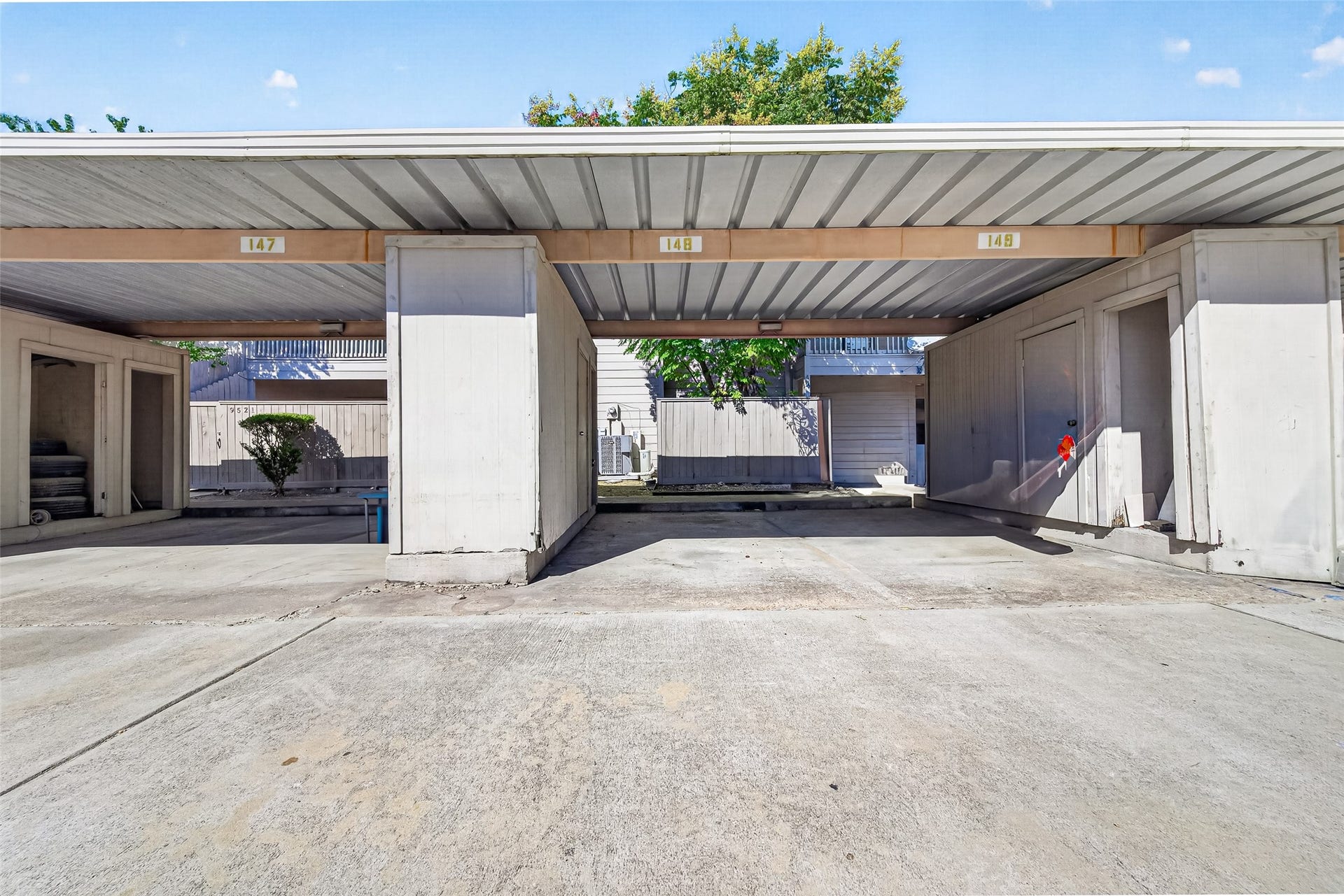 9523 Pagewood Lane, #9523, Houston, TX 77063 Spacious one covered parking area with individual storage unit,offering convenience.