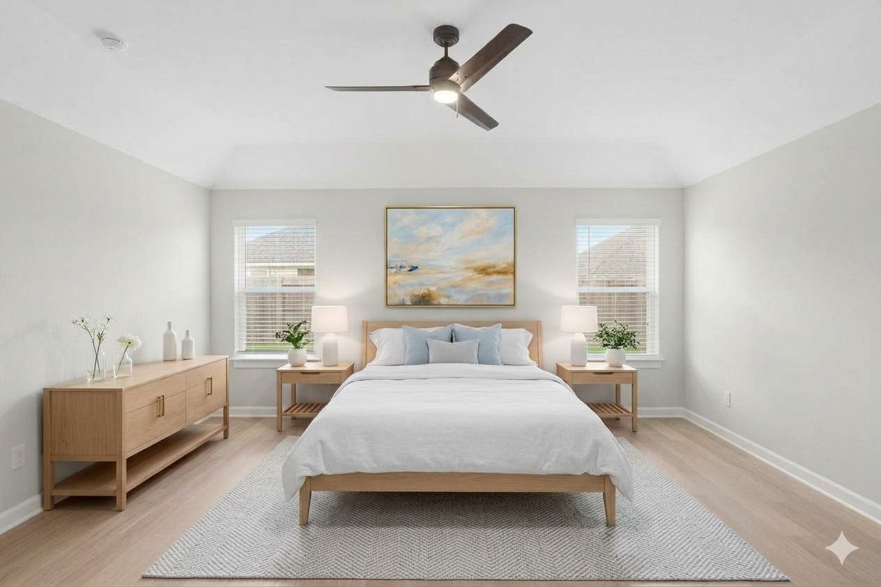 3217 Banyan Drive, Texas City, TX 77539 Massive primary bedroom (virtually staged)