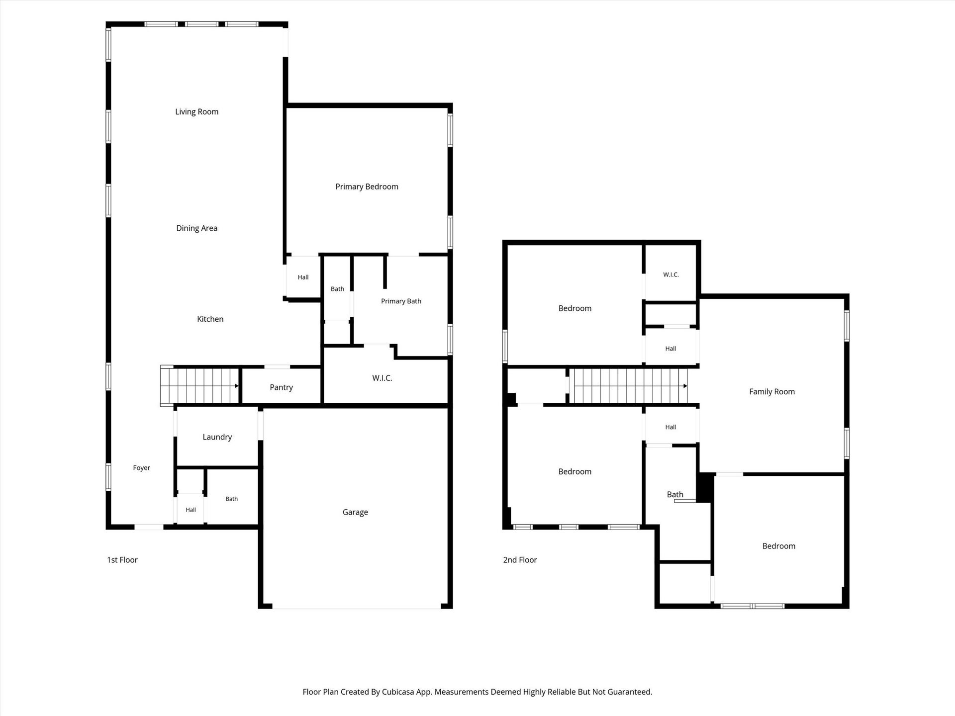 2130 Shellbark Way, La Marque, TX 77568 Floor one and two floor plans.