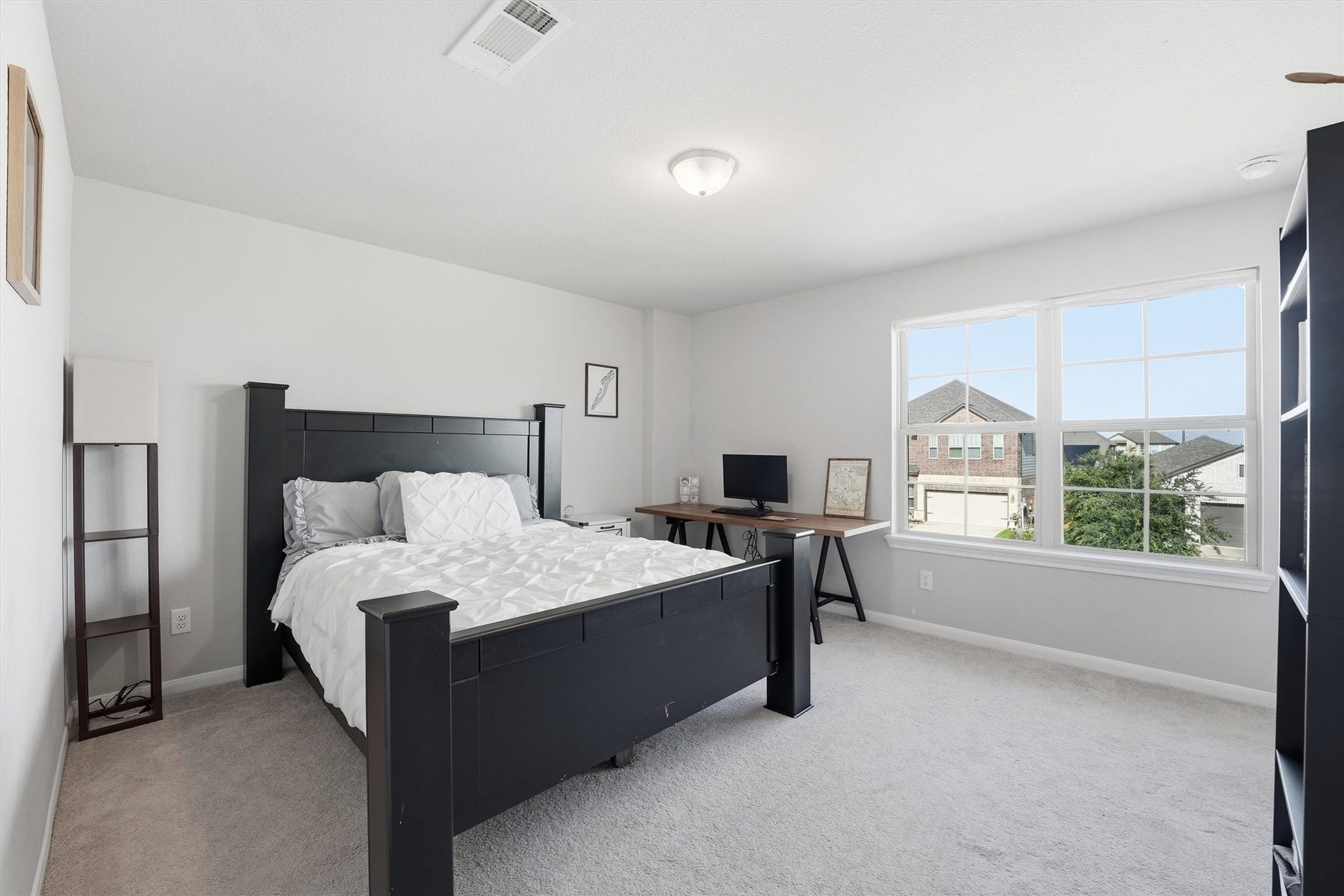 2130 Shellbark Way, La Marque, TX 77568 This spacious secondary bedroom features a large closet.