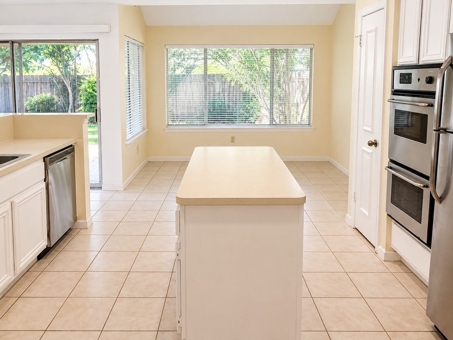 Functional kitchen layout with generous counter space and natural light.