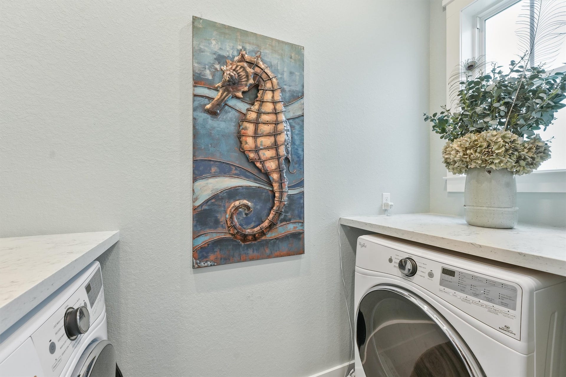 11418 Starfish Lane, Galveston, TX 77554 Laundry area on the main floor adds convenience