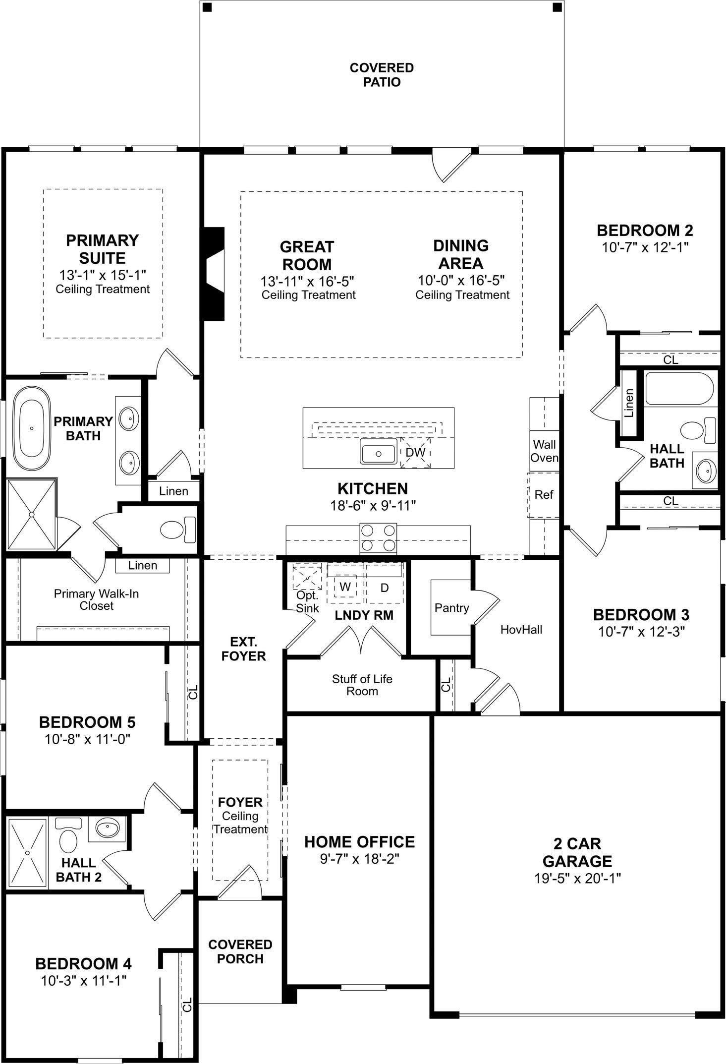 4225 White Springs Lane, League City, TX 77573 The Aegean floor plan by K. Hovnanian Homes. 1st Floor Shown. *Prices, plans, dimensions, features, specifications, materials, and availability of homes or communities are subject to change without notice or obligation.