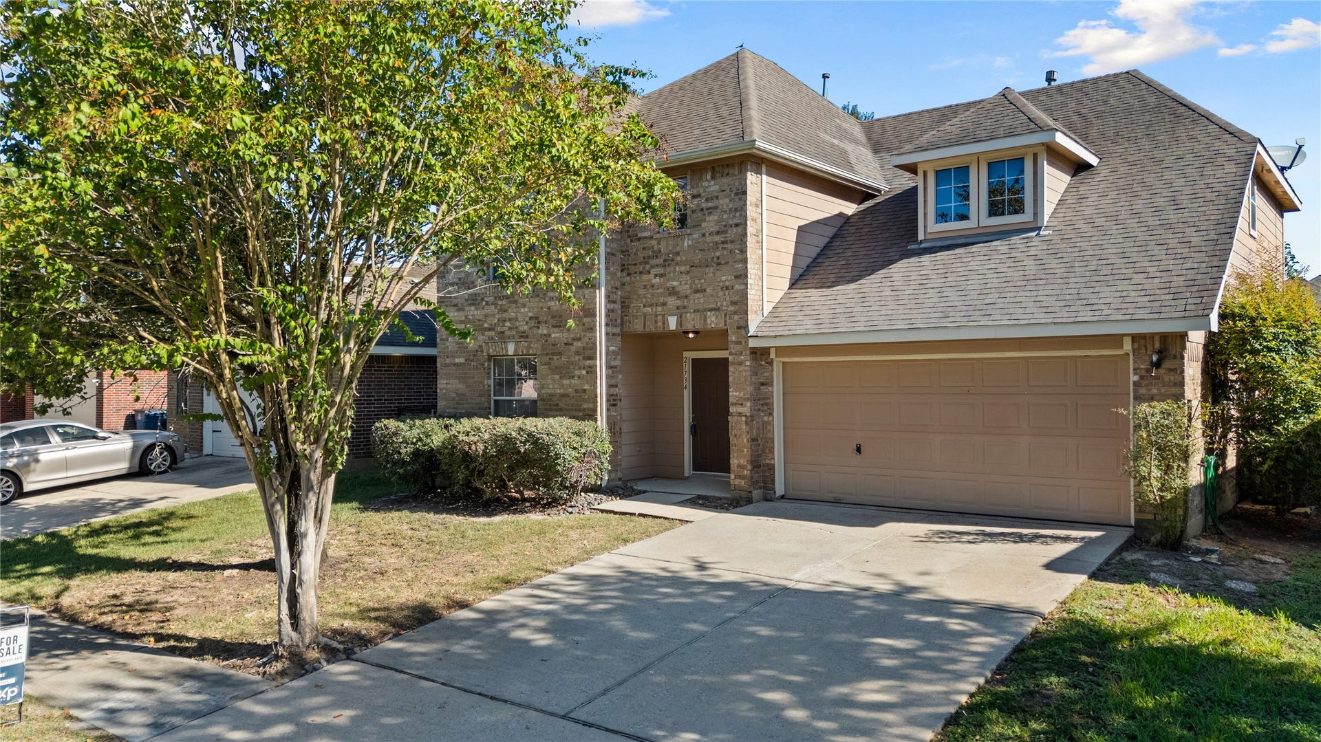 includes a 2-car garage and an impressive list of recent improvements, updated paint throughout. Kitchen appliances Oct 2026, brand new carpets upstairs, kitchen counter tops are under renovation.