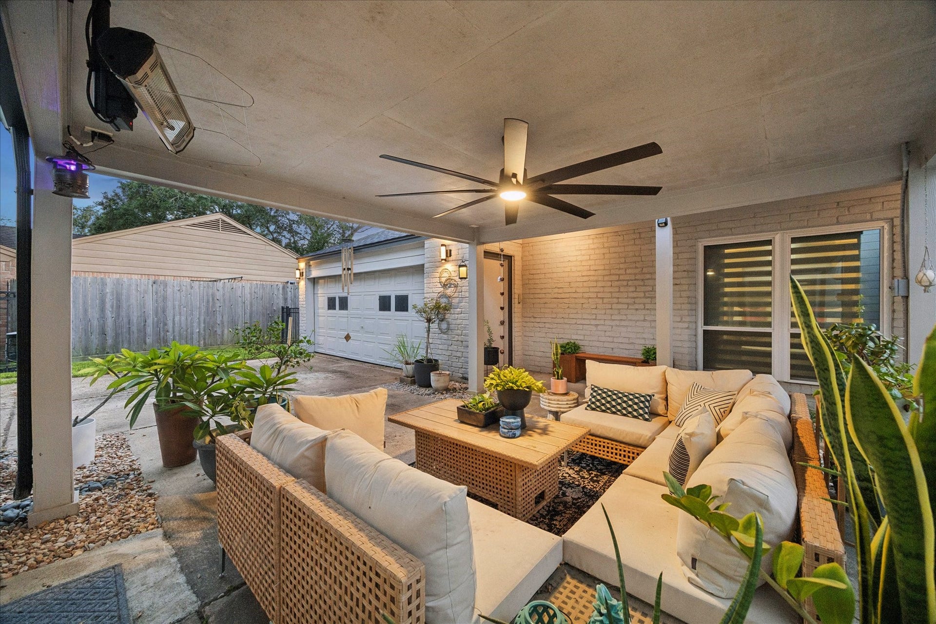 4531 Turf Valley Drive, Houston, TX 77084 Covered patio perfect for entertaining