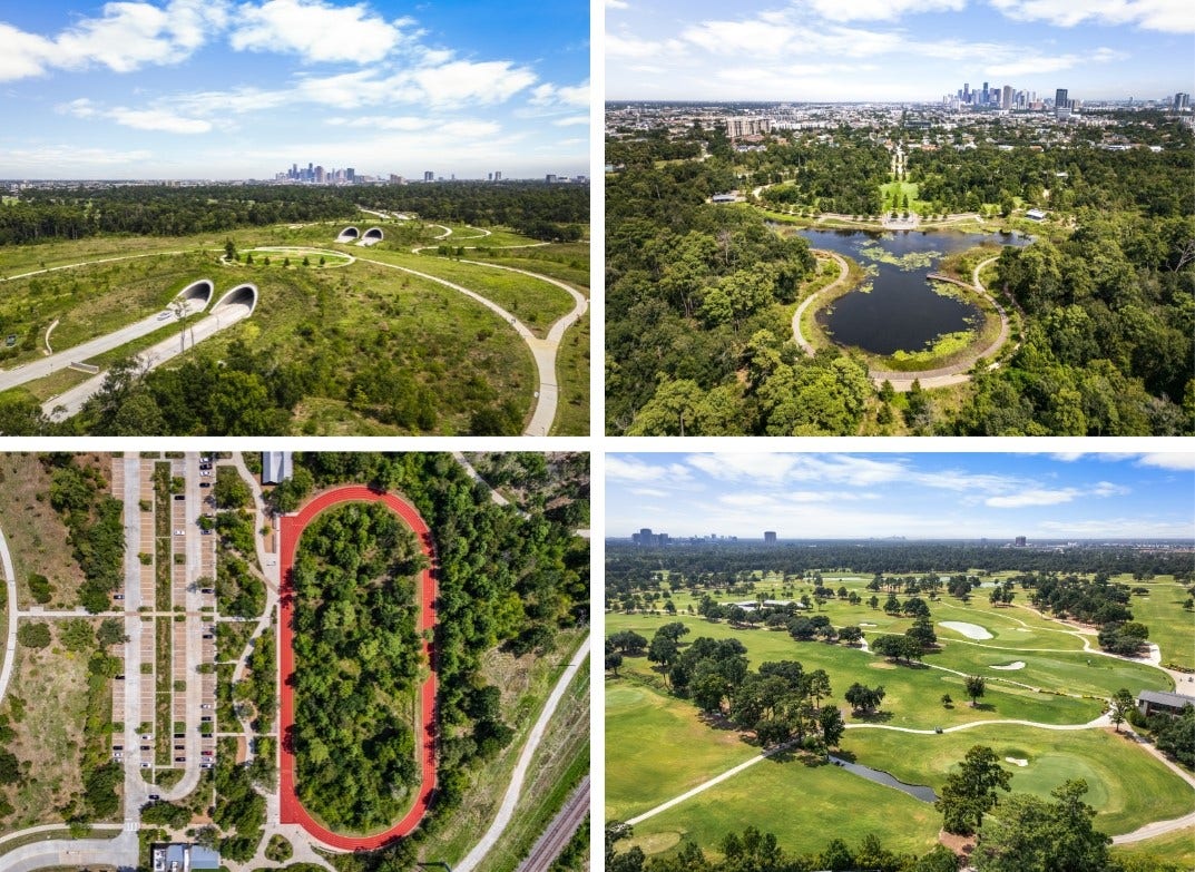 309 Glenwood Drive, Houston, TX 77007 Just minutes from The Glenwood Residence, Memorial Park offers over 1,500 acres of green space, scenic walking and biking trails, a championship golf course, tennis courts, and exceptional outdoor recreation in the heart of Houston.