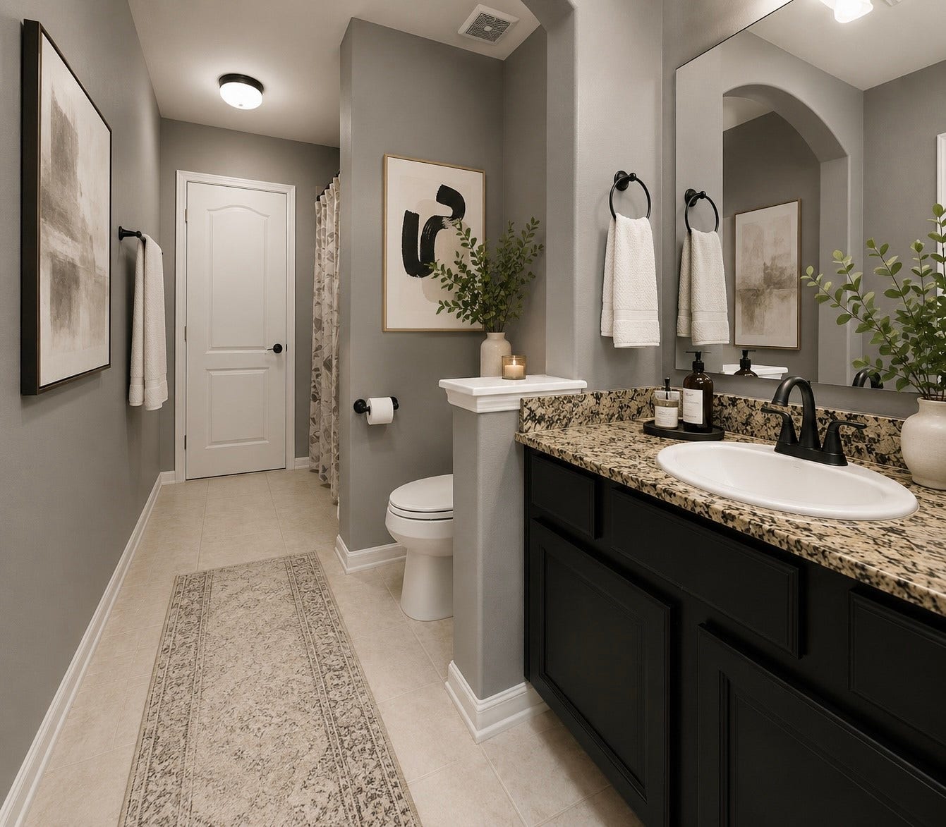 6323 Orange Blossom Lane, Rosenberg, TX 77471 virtual stage of how colors can change everything!