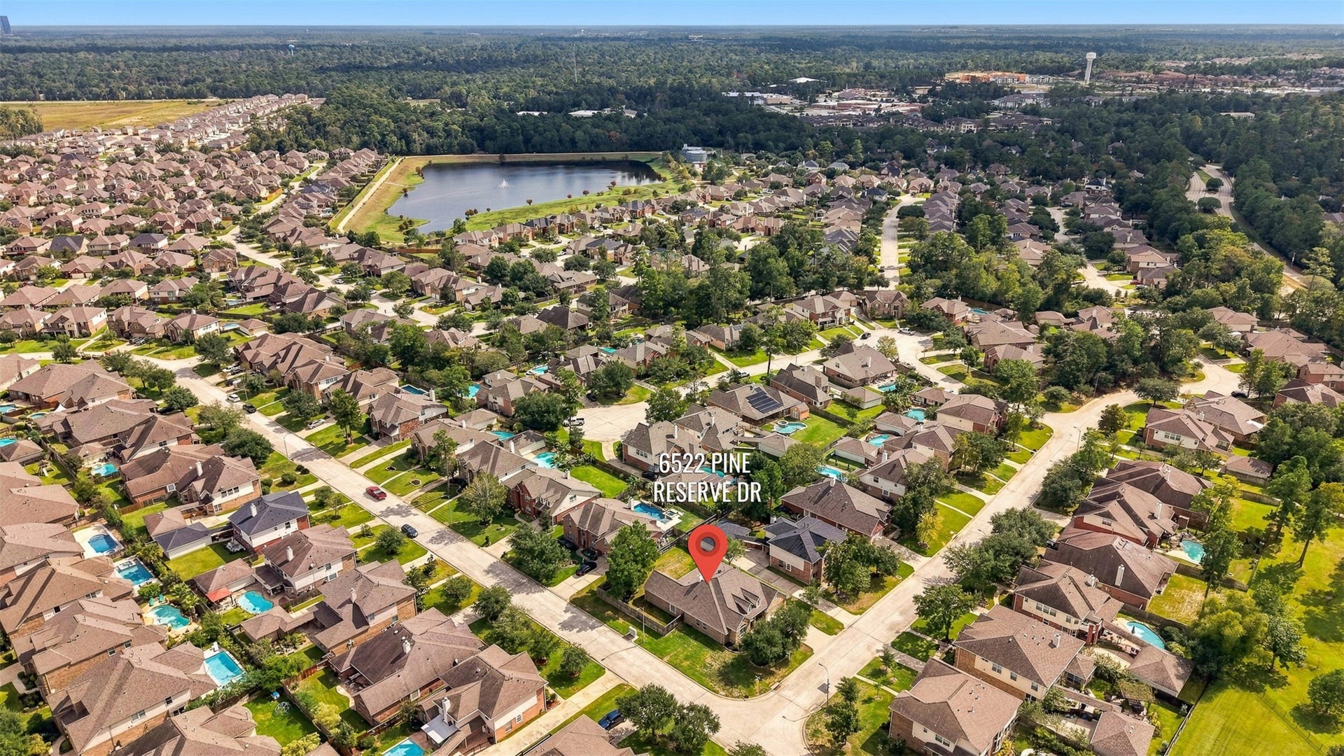 6522 Pine Reserve Drive, Spring, TX 77389 Located just moments from the serene Pines Lake.