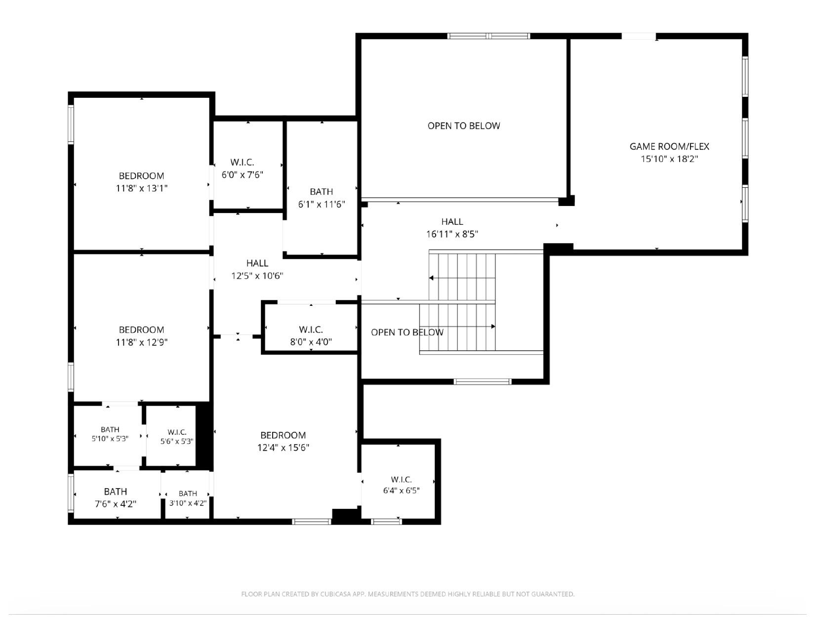 Oriole floor plan second floor. Buyer to verify measurements.