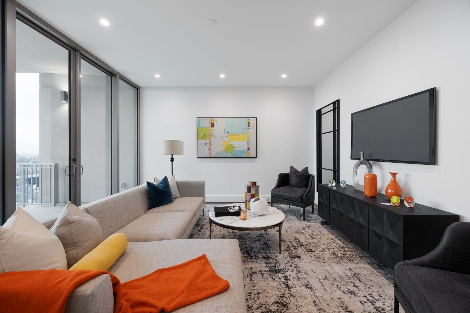 5656 San Felipe Street, #1403, Houston, TX 77056 Perfect space for entertaining. Photos are of a similar unit with the same floor plan