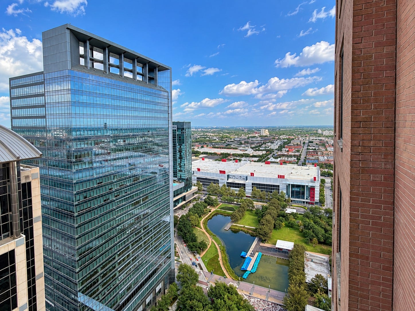 1400 McKinney Street, #1303, Houston, TX 77010 Theres something special about seeing Houston from this perspective. From morning skies to the city lights at night, this is the kind of view that makes coming home feel a little more extraordinary. *Photo taken from a similar residence on the 35th floor; views may vary.