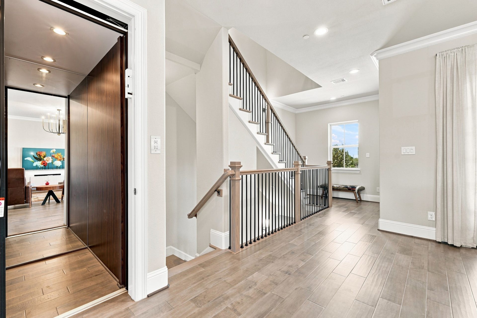 183 Grace Point Drive, Sugar Land, TX 77498 Private elevator! Stops on every floor! Makes bringing up groceries & other goodies easy and so convenient.