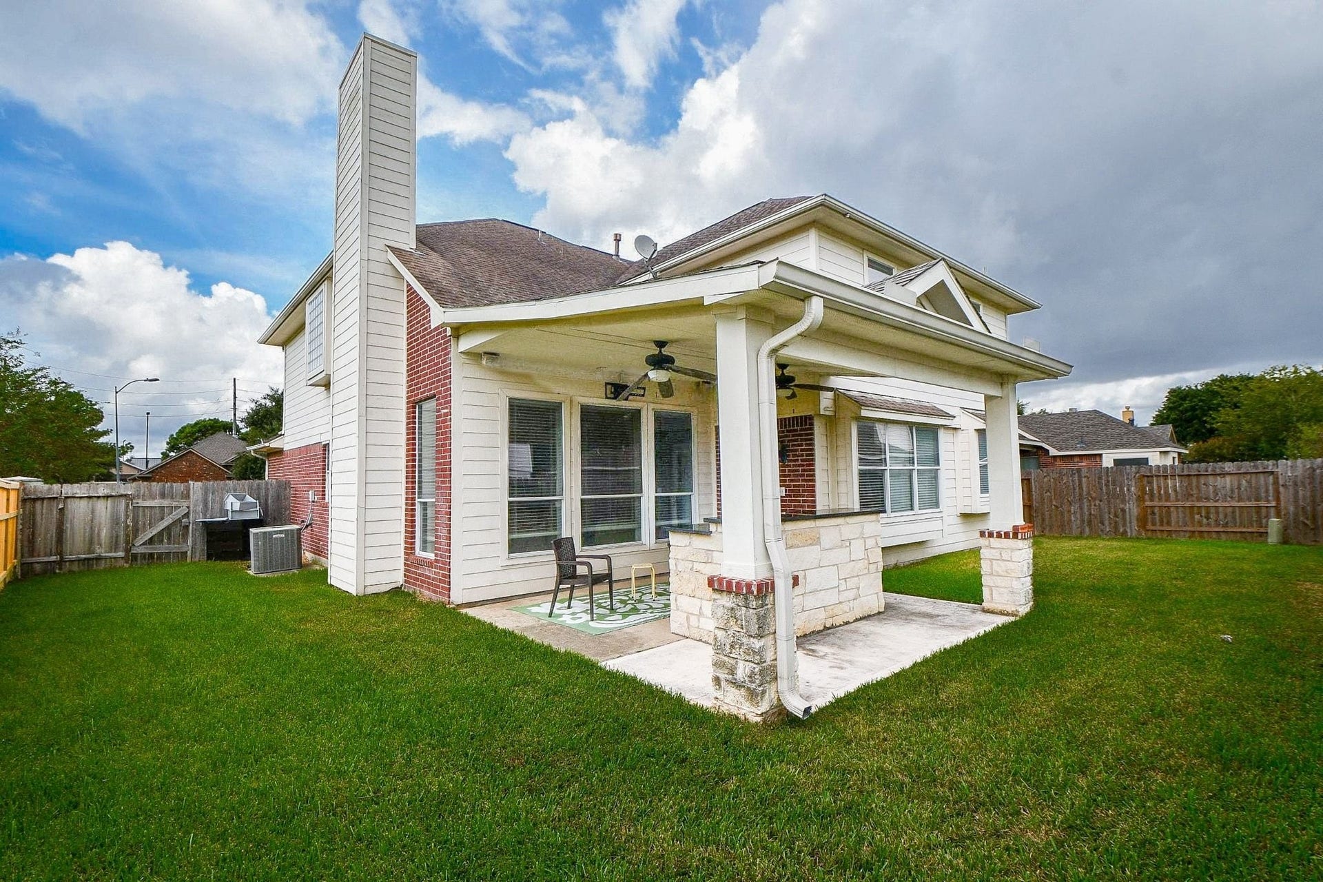 11102 Bandit Trail Drive, Houston, TX 77095 Backyard Patio