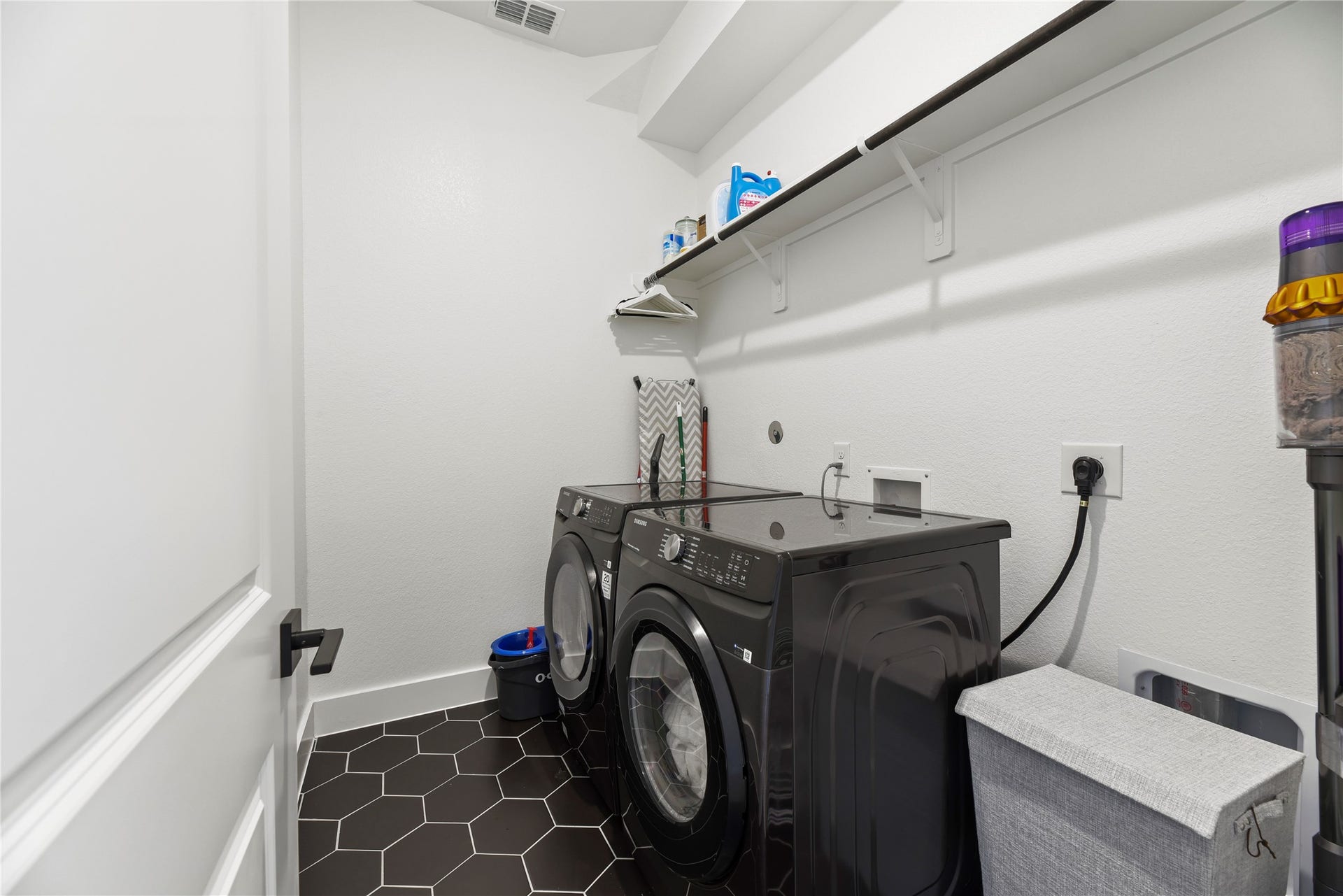 4439 Southpoint Way, Fulshear, TX 77441 The laundry room is on the first floor and the washer and dryer will stay.