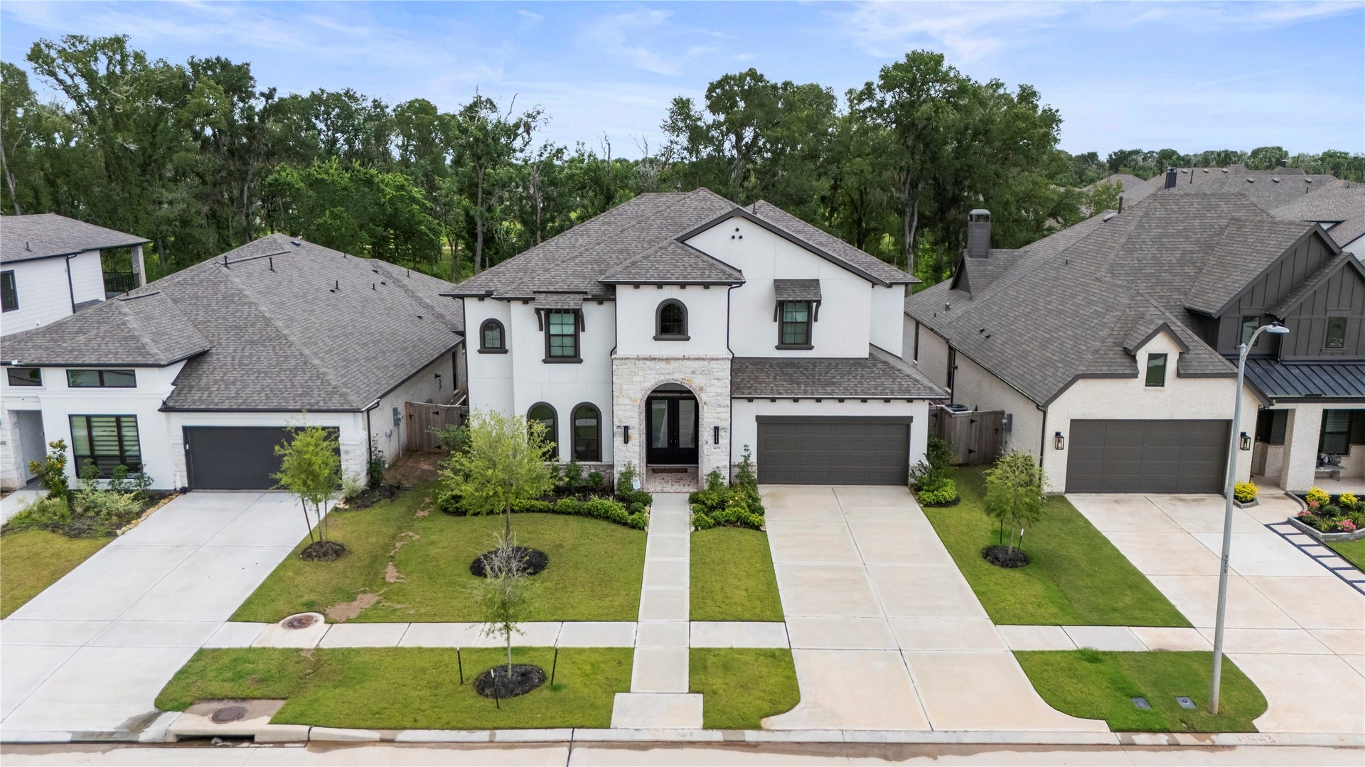 4439 Southpoint Way, Fulshear, TX 77441 Aerial view of the front.