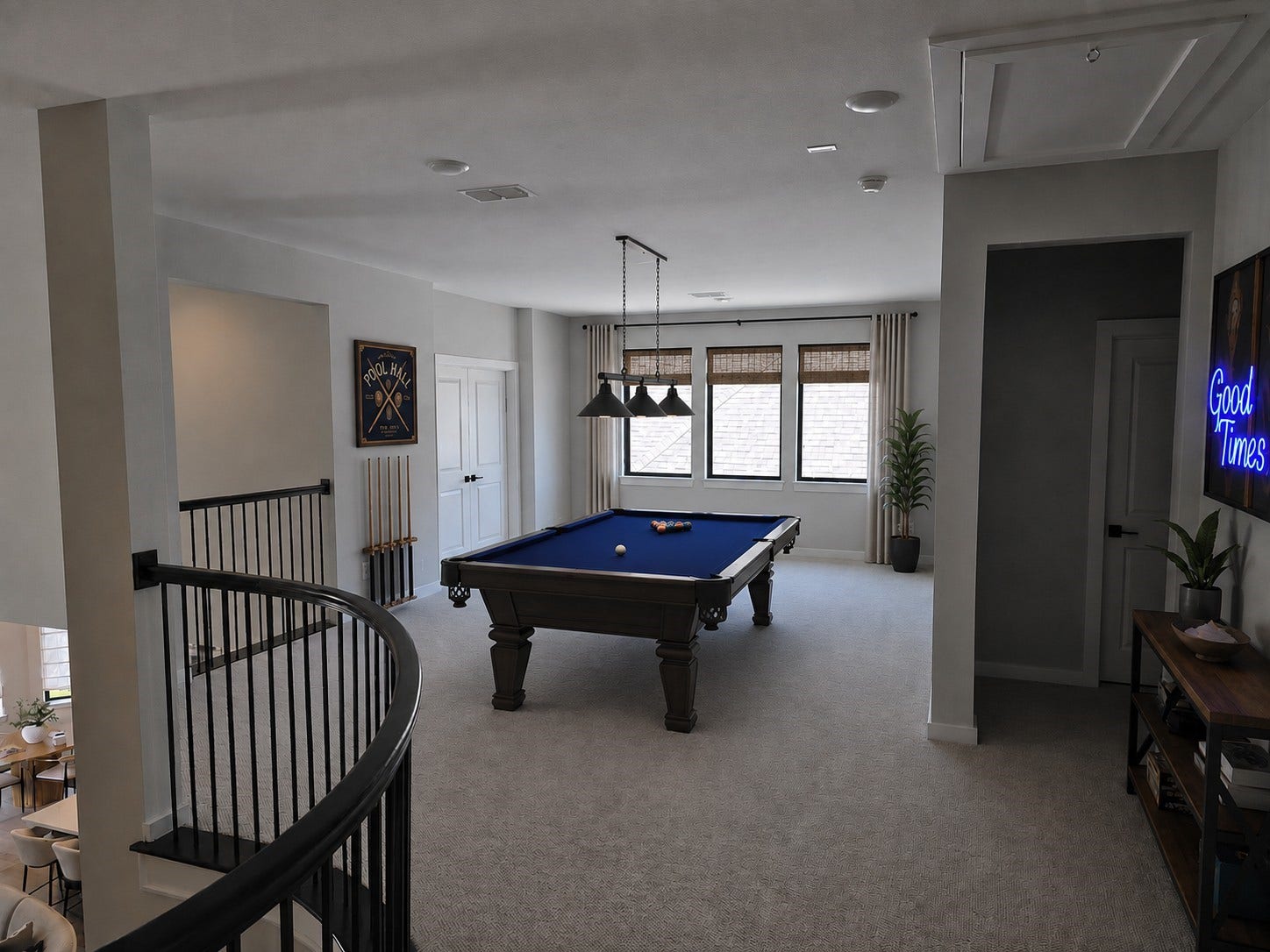 4439 Southpoint Way, Fulshear, TX 77441 Game room, virtually staged.