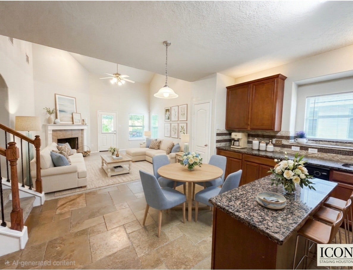 Virtual Stating - Kitchen/Living room