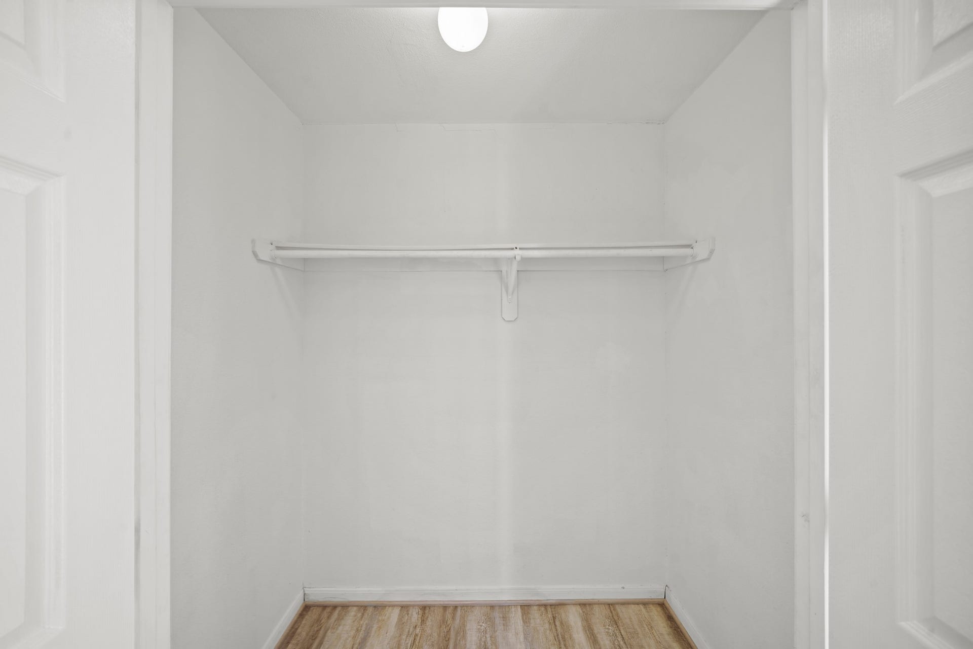 Alternate bedroom closet