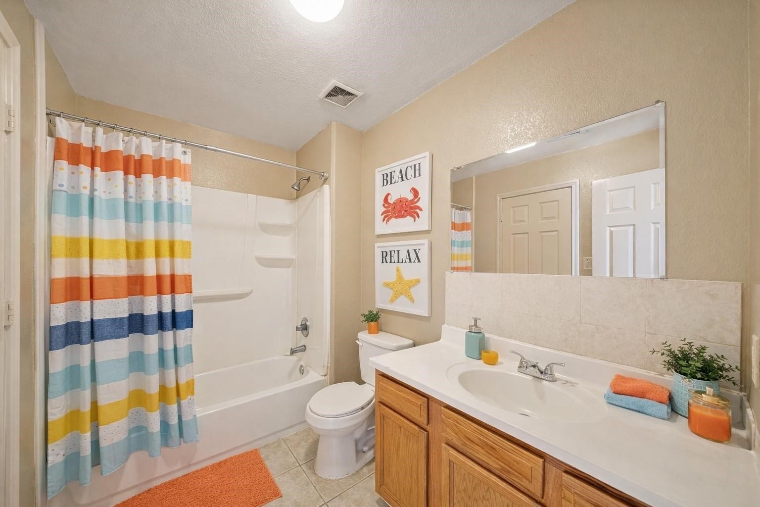 Unit A Virtually Staged Bathroom