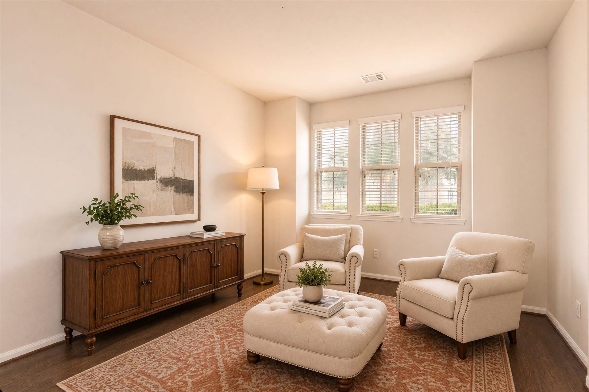 24030 Cannon Anello Court, Katy, TX 77493 Virtually Staged den seating area