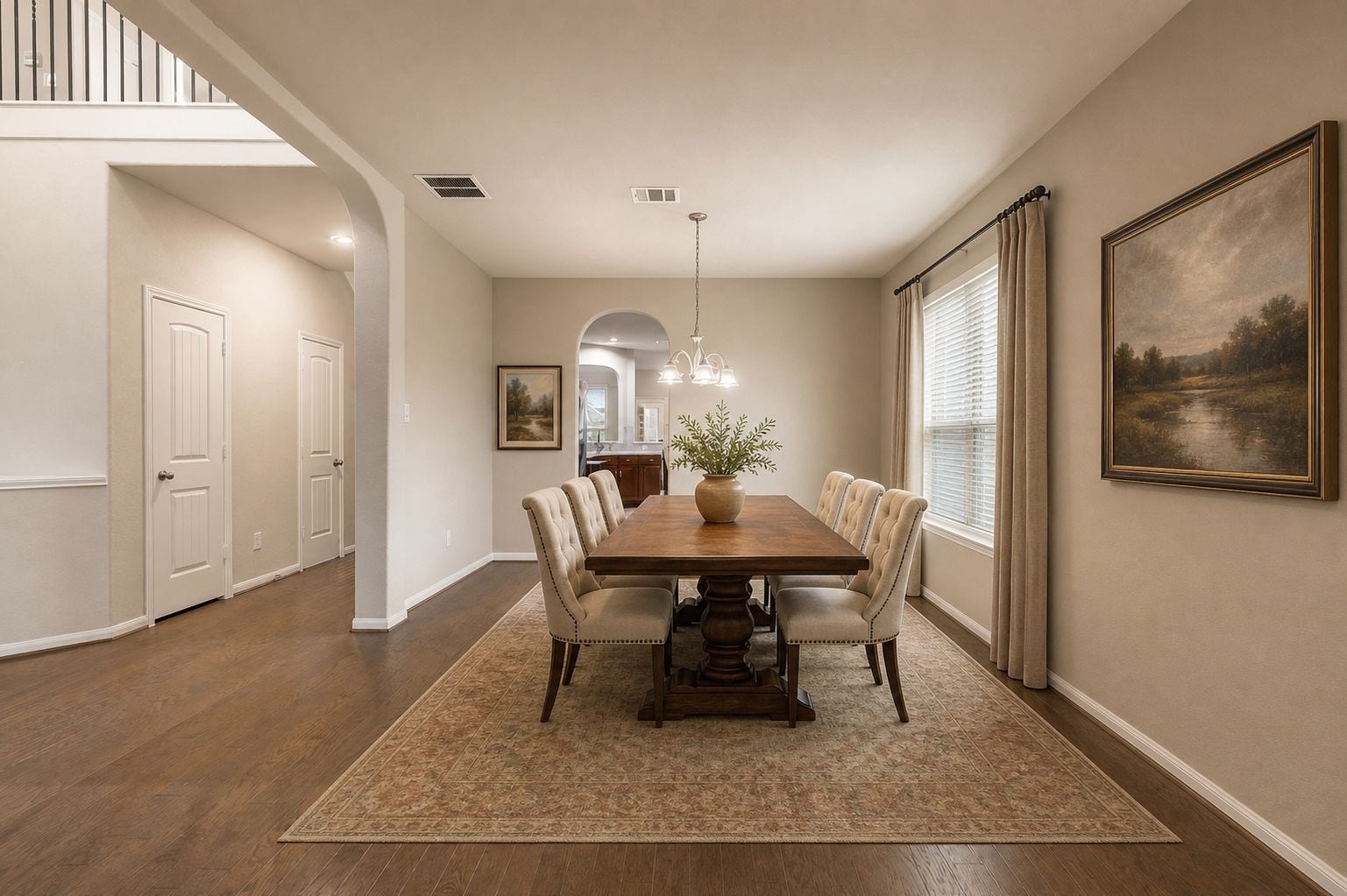 24030 Cannon Anello Court, Katy, TX 77493 Virtually staged formal dining room.