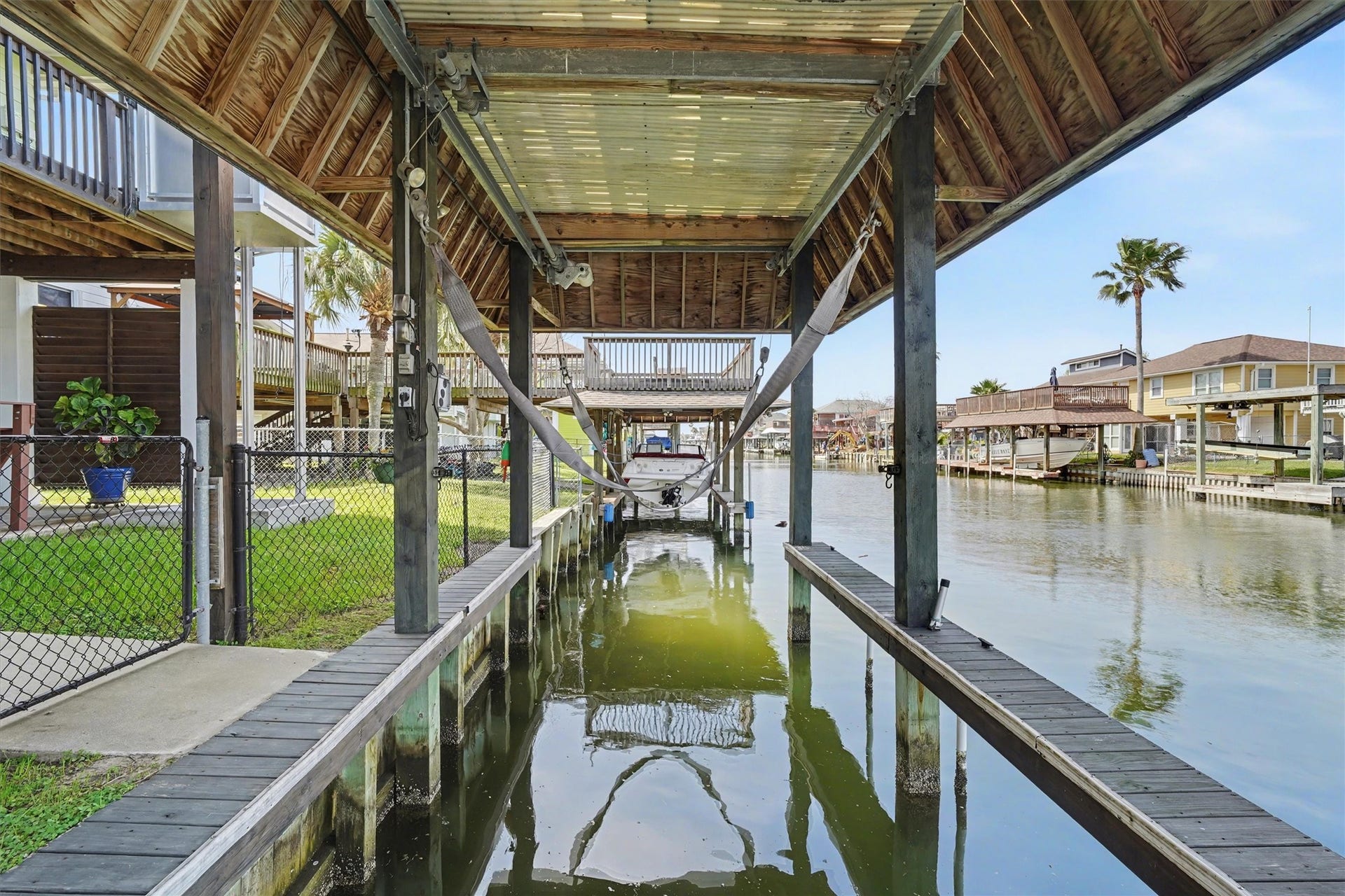 437 Pompano Street, Bayou Vista, TX 77563 Your private boat slip awaits just steps from your front yardboating adventures at your fingertips while saving on storage fees. The ultimate blend of convenience and waterfront living!