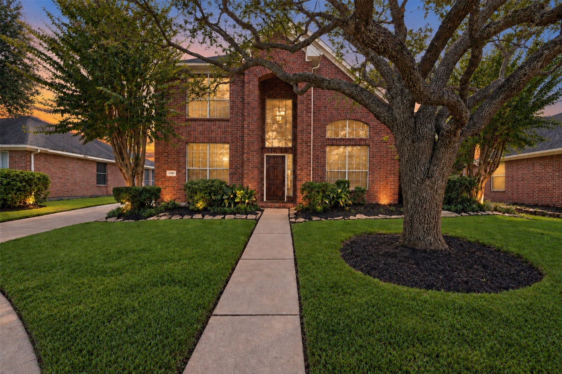 11707 River Vine Court, Tomball, TX 77377 Twilight (Front view)