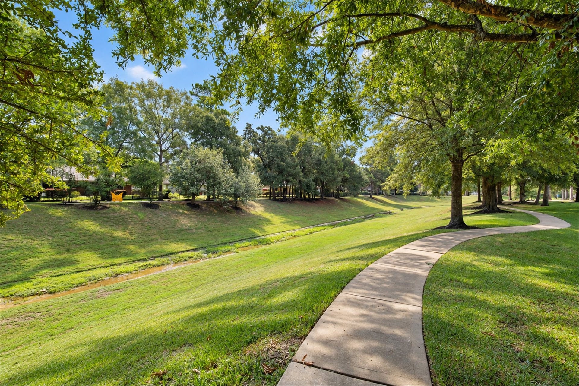 11707 River Vine Court, Tomball, TX 77377 Walking trail right next to the house